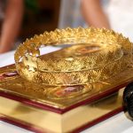 Maronite gold wedding crowns