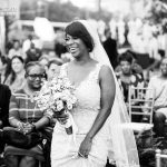 Beautiful African-American bride marries in Dallas